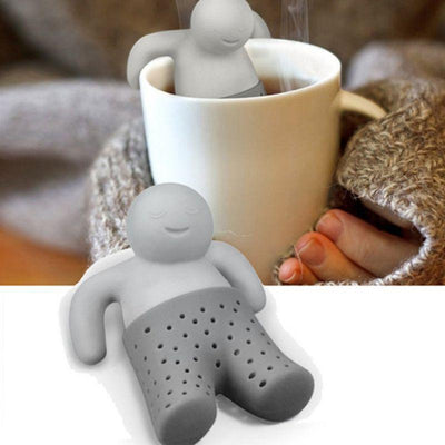 High Quality Silicone Cute Mr Relax Buddy Tea Infuser