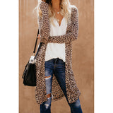 Winter Leopard Slim Cardigan