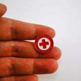 Creative Medical Series Brooch COVID-19 Vaccine  Commemorative Logo Badge