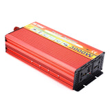 XUYUAN 3000W Solar Car Power Inverter DC 12V to AC 220V Modified Sine Wave Vehicle Mounted Charger
