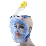 RKD Anti Fog Detachable Dry Snorkeling Full Face Mask Set