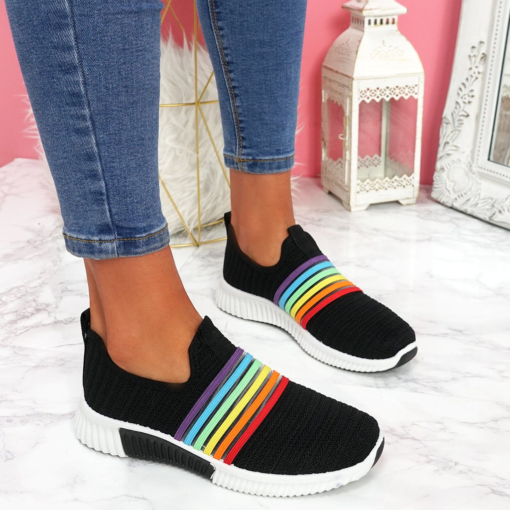 Women's Walking Shoes Knitted Sock Sneakers