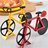 Kitchen Stainless Steel Creative Bicycle Pizza Cutter Baking Tool