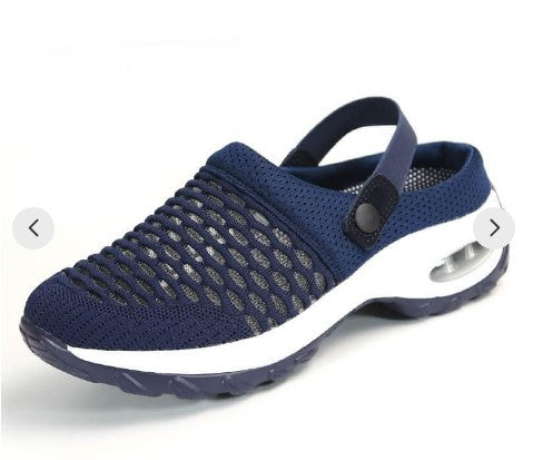 Mesh Casual Air Cushion Increased Sandals And Slippers