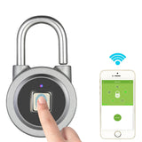 Fingerprint Smart Keyless Lock APP Button Password Unlock Waterproof Anti-Theft Padlock Door Lock for Android iOS System