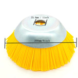 200mm/8Inch Nylon Straw Rope Trimmer Head Grass Brush Cutter Dust Removal Weeding Plate for Lawnmower