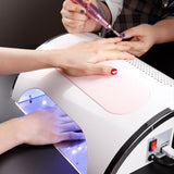 54W 3-IN-1 Nail LED UV Lamp Vacuum Cleaner Suction Dust Collector 25000RPM Drill Machine Pedicure Remover Polisher Nail Tools