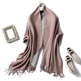 Trento 2-Sided Cashmere Scarf