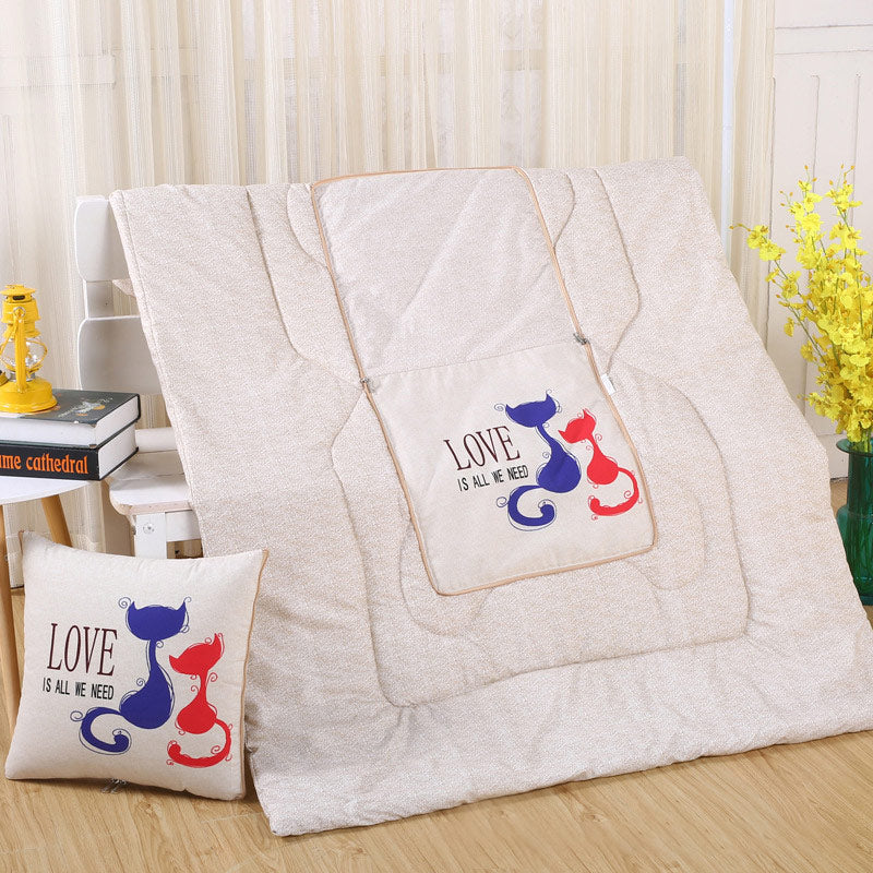 2-in-1 Leisure Office Travel Magic Pillow Blanket