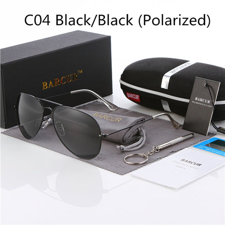 BARCUR Brand HD Driving Sunglasses Men/Women Colorful Reflective Coating Lens BARCUR Sunglasses 3026 Sunglasses Fishing Eyewear