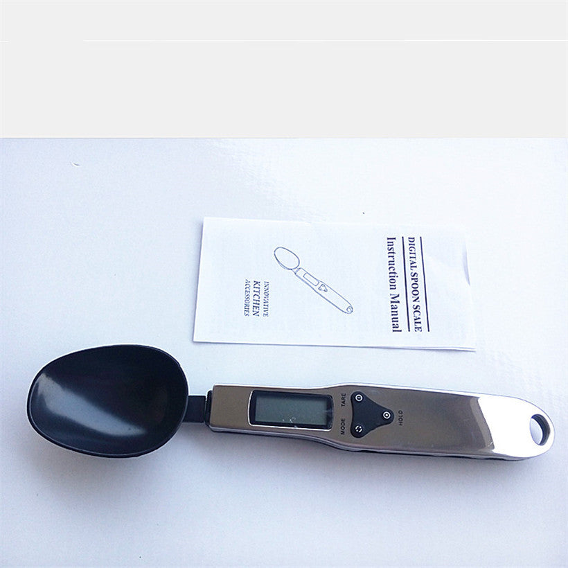 300g/0.1g Portable LCD Digital Kitchen Scale Measuring Spoon Gram Electronic Spoon Weight Volumn Food Scale New High Quality