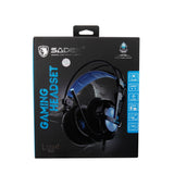 SADES Locust Plus 7.1 Surround Sound Headphones USB Gaming Headset Soft-leather Headband