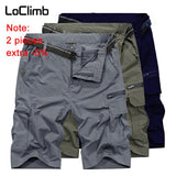 LoClimb NEW Outdoor Hiking Shorts Men Summer Quick Dry/Waterproof Tactical Shorts Men's Sports Shorts Fishing/Trekking AM369