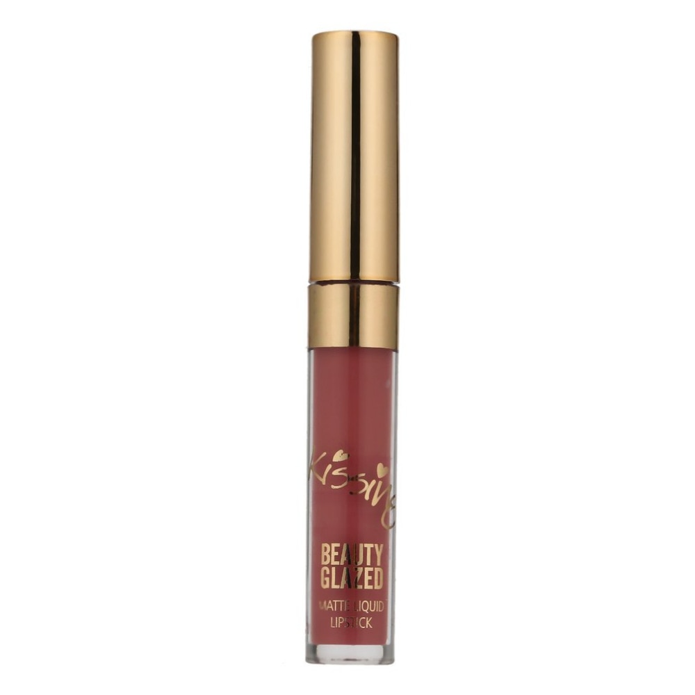 BEAUTY GLAZED 6pcs/Set Liquid Lipstick Lip Gloss Professional Makeup Matte Lipstick Lip Kit Long Lasting Cosmetics Maquiagem 