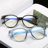 YOOSKE 2019 Women Glasses Frame Men Anti Blue Light Eyeglasses Frame Vintage Round Clear Lens Glasses Optical Spectacle Frame