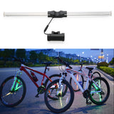 64 LEDs Wireless Bicycle Spokes Lights Color Changing Programmable Bicycle Light Spoke Wheel Light Bike Light Lamp