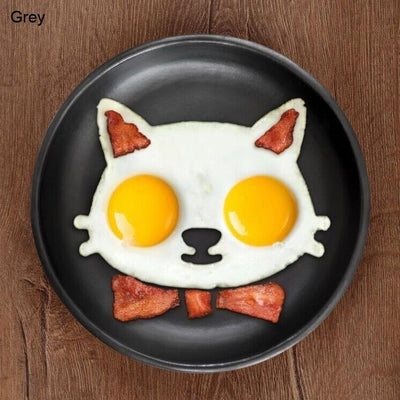 Silicone Funny Side Up Skull Owl Bunny for Pick Egg Fried Frying Mould Breakfast Pancake Mold Ring