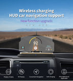 Qi Wireless Charger 10W For Car With Navigation HUD Display Board Charging Pad Phone Stand for iPhone X 8 Samsung S7 S8 S9 Plus