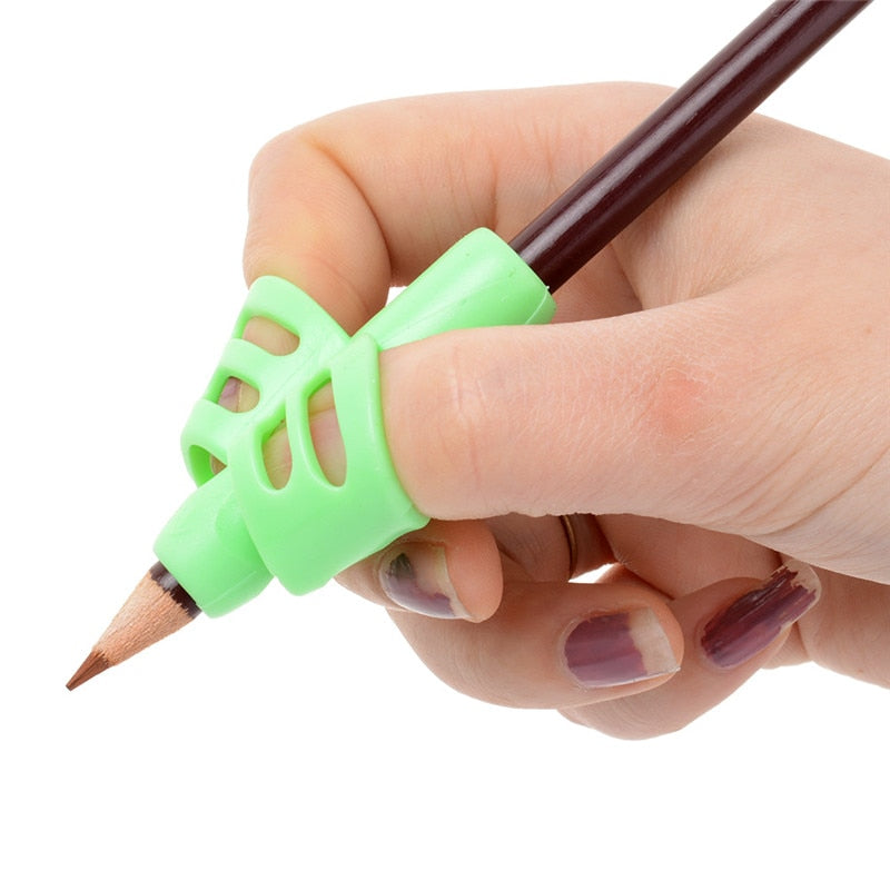3Pcs/Set Non-toxic Children Pencil Holder Pen Writing Aid Grip Posture Correction Tools Office School Supplies Drop Shipping