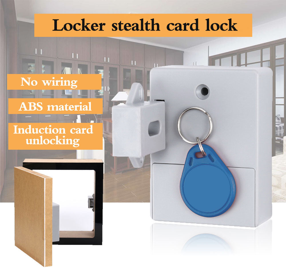 New Invisible cabinet lock door lock smartlock cerradura inteligente lock pick set candado suitable for single or double door