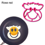 Silicone Funny Side Up Skull Owl Bunny for Pick Egg Fried Frying Mould Breakfast Pancake Mold Ring