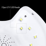 45W UV LED Lamp Nail Dryer For All Gel Polish USB Portable Lamp Sunlight Fast Dry Smart Timing Nail Art Equipment BESUNX7Plus