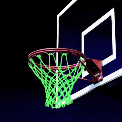 New Glowing Light Shooting Training Green Luminous Basketball Net Backboard Rim Ball Mesh Nylon Standard Basketball Hoop Net