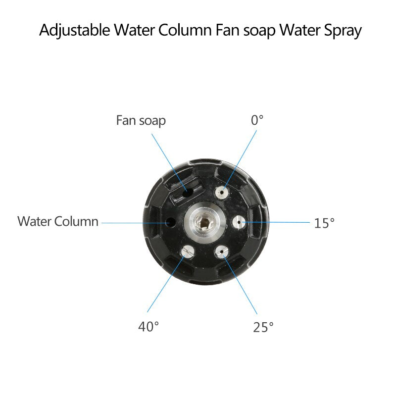 Sooprinse 6 in 1 Pressure Washer Tips Nozzle