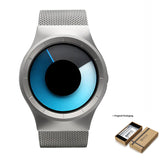 Quartz Watches Top Luxury Brand Casual Stainless steel Mesh Band Unisex Watch Clock Male female Gentleman gift