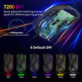 Tronsmart TG007 Wired Gaming Mouse Gamer Computer Mouse with 16.8 Million RGB