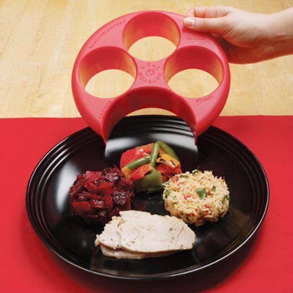 New Brand Meal Measure Weight Loss Diet Portion Plan Control Plate Manage Control Plate New Assorted Color KC1052