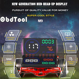 ObdTooL 2018 New M9 HUD Display Car 5.5 Inch Windscreen Projector OBD2 EUOBD Car Driving Data Display Speed RPM Fuel Consumption