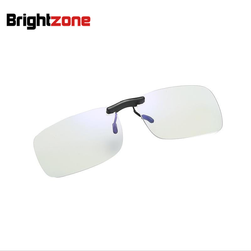 2019 New Light-Yellow Anti-blue Light Computer Radiation Protection Blue Light Filter Gaming Working EyeWear Glasses Clip-on