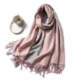 Trento 2-Sided Cashmere Scarf