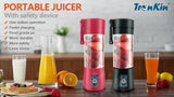 2020 New Personal Mini Electric Fruits Vegetable Juice Automatic Blender And Mixer USB Rechargeable Juicer Hand Portable Blender