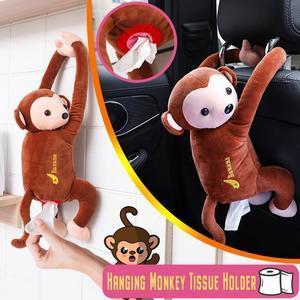 Car Home Hanging Monkey Pippi Tissue Holder