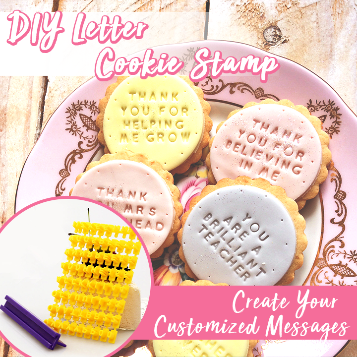 DIY Letter Cookie Stamp