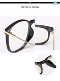 Brand TR90 Anti Blue Ray Eyeglasses Oversized Optical Myopia Eyewear