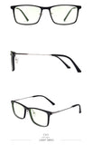 Retro Square Reading Glasses men Anti Blue Ray