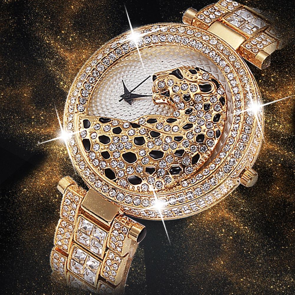 Luxury Leopard Golden Watch For Women