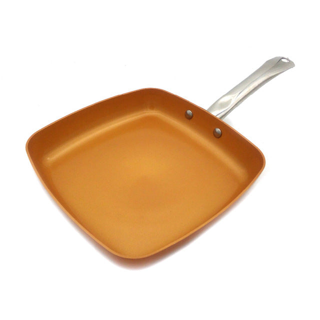 Non-stick Copper Frying Pan with Ceramic Coating and Induction cooking,Oven & Dishwasher safe