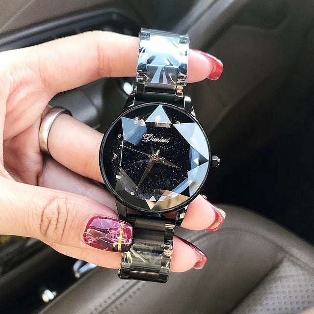 2018 Luxury Brand lady Crystal Watch Women