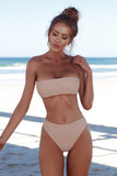 Women Bandeau Bandage Bikini Set Push-Up Brazilian Swimwear Beachwear Swimsuit