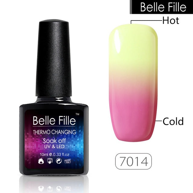 10ml Soak off polish Color Temperature Change Thermo Varnishes Makeup Gel Polish UV Gel
