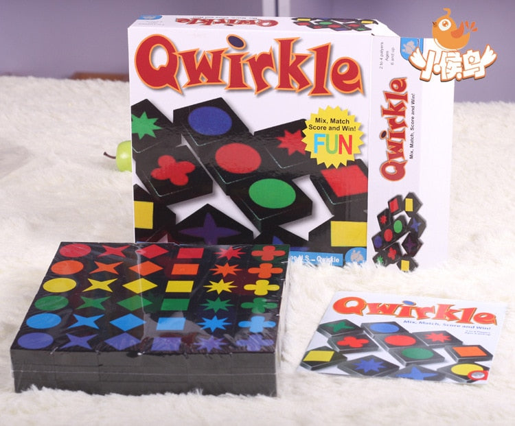 Qwirkle Mix match score and win! Kids Educational toys Chess Desktop games,  Adult intelligence game