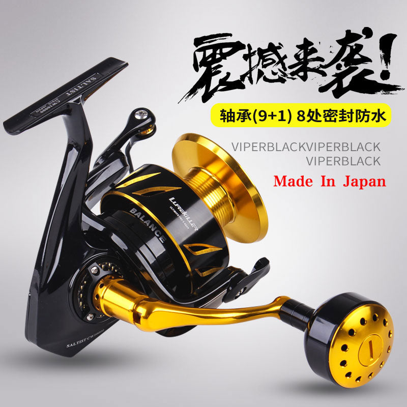 New Japanese made Lurekiller Saltist CW3000- CW10000 Spinning Jigging Reel Spinning reel 10BB Alloy reel 35kgs drag power