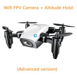 Mini Drone With Camera HD Foldable RC Quadcopter Altitude Hold  WiFi FPV Micro Pocket Drone