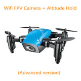 Mini Drone With Camera HD Foldable RC Quadcopter Altitude Hold  WiFi FPV Micro Pocket Drone