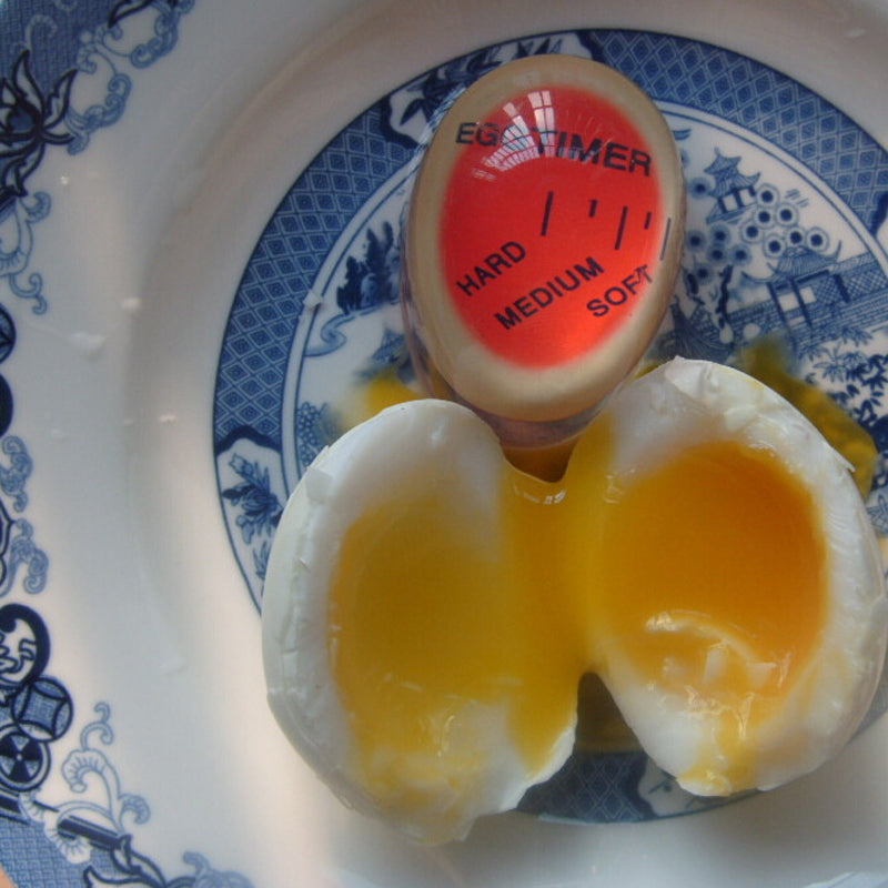 Color changing boiled egg timer