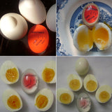 Color changing boiled egg timer